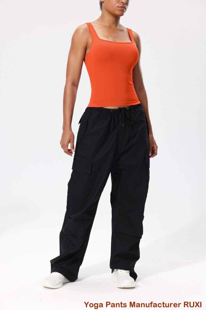 Leggings acampanados grises Ruxi py3632
