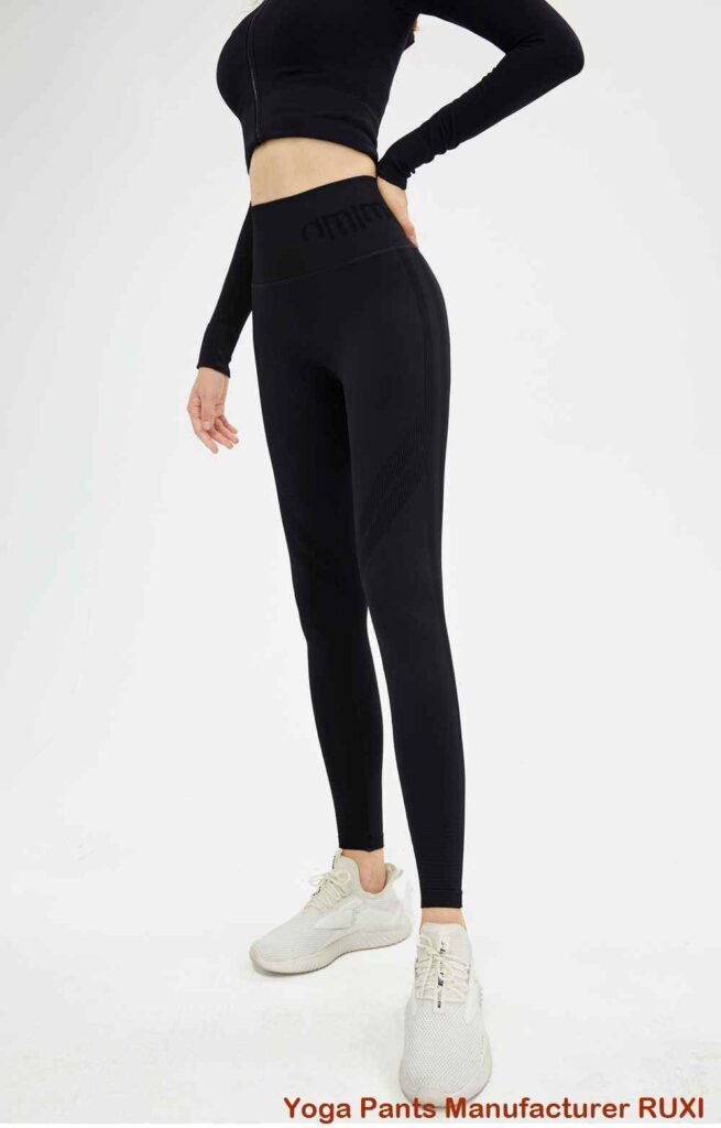 Pantalones de yoga de corte acampanado largo Ruxi py797