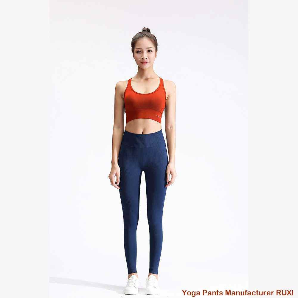 pantalones cortos de yoga negros para mujer Ruxi py3539