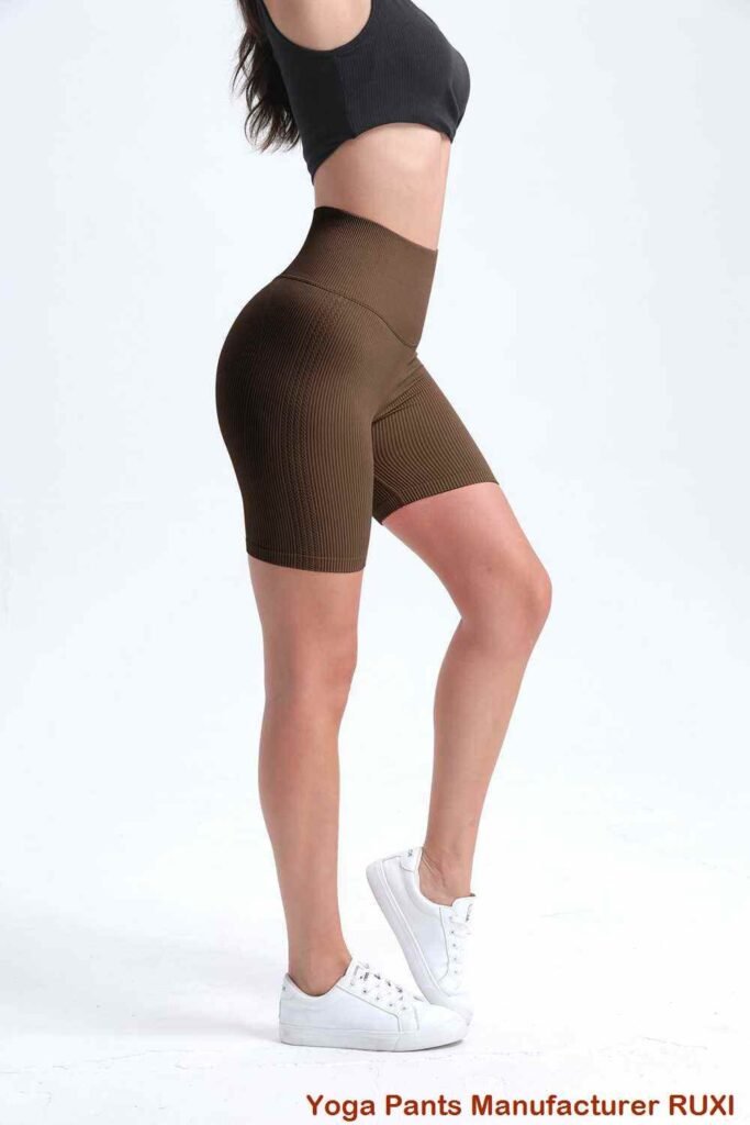 Pantalones cortos de yoga con cordón y ajuste cómodo Ruxi