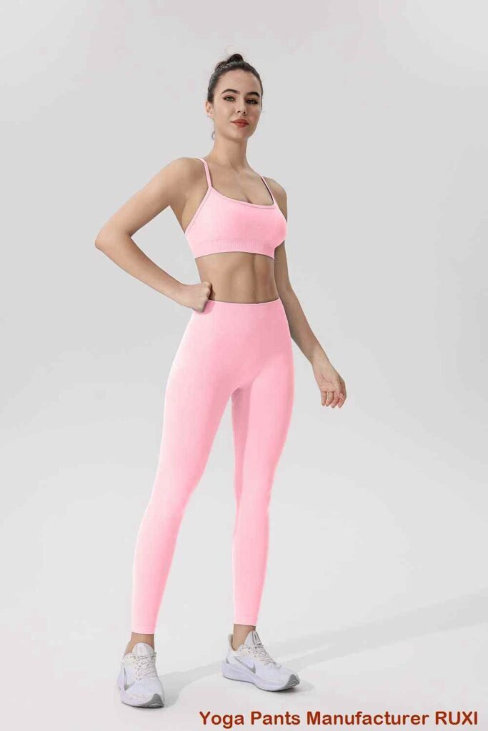 Pantalones de yoga plegables cómodos y elegantes Ruxi py42